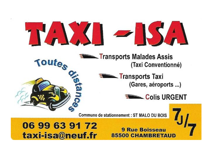 Partenaire : TAXI ISA